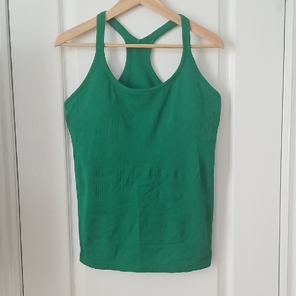 lululemon athletica Green Ribbed Racerback Tank - Picture 4 of 5